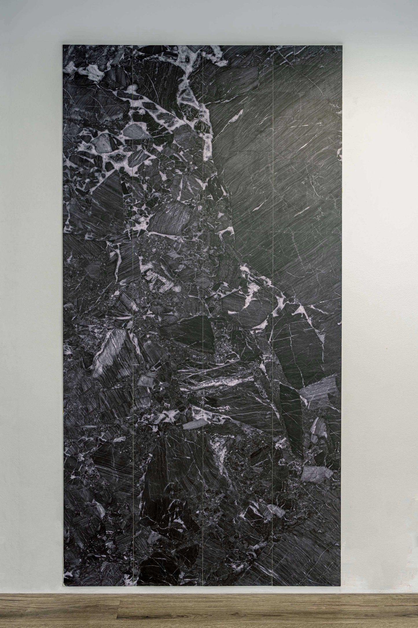 Black Breccia Wall Panels, Argos Black Breccia Marble Effect Wall Panels, Matte