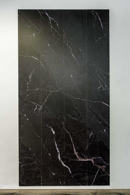 Marble Look Wall Panels, Noir Saint Laurent Marble Effect Wall Panels, Matte
