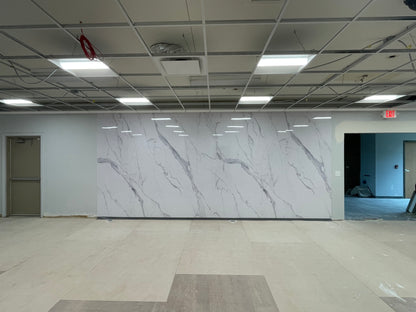 Carrara Marble Effect Wall Panels, High Gloss