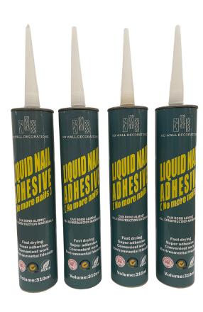 Wall Panel Glue, Special Formula Panel Glue (4-Pack)
