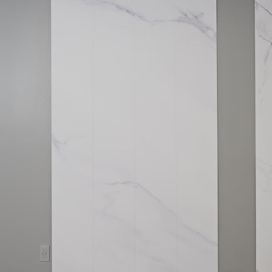 Blanco Macael Wall Panels, Blanco Macael Marble Effect Wall Panels, Matte